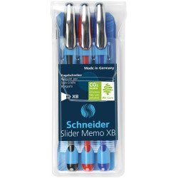 Schneider Memo Ballpoint Pen XB (Extra Bold, Mix Colors)